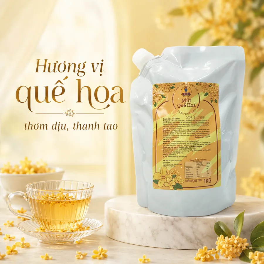Mứt quế hoa Lermao